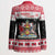 Trinidad And Tobago Christmas Blazer Funny Santa Riding Scarlet Ibis - Wonder Print Shop