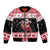 Trinidad And Tobago Christmas Bomber Jacket Funny Santa Riding Scarlet Ibis - Wonder Print Shop