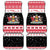 Trinidad And Tobago Christmas Car Mats Funny Santa Riding Scarlet Ibis - Wonder Print Shop