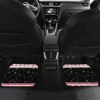 Trinidad And Tobago Christmas Car Mats Funny Santa Riding Scarlet Ibis - Wonder Print Shop