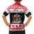 Trinidad And Tobago Christmas Family Matching Long Sleeve Bodycon Dress and Hawaiian Shirt Funny Santa Riding Scarlet Ibis - Wonder Print Shop