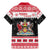 Trinidad And Tobago Christmas Family Matching Mermaid Dress and Hawaiian Shirt Funny Santa Riding Scarlet Ibis - Wonder Print Shop