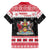 Trinidad And Tobago Christmas Family Matching Off The Shoulder Long Sleeve Dress and Hawaiian Shirt Funny Santa Riding Scarlet Ibis - Wonder Print Shop