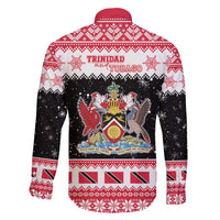 Trinidad And Tobago Christmas Family Matching Puletasi and Hawaiian Shirt Funny Santa Riding Scarlet Ibis - Wonder Print Shop