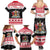 Trinidad And Tobago Christmas Family Matching Summer Maxi Dress and Hawaiian Shirt Funny Santa Riding Scarlet Ibis - Wonder Print Shop