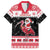 Trinidad And Tobago Christmas Family Matching Summer Maxi Dress and Hawaiian Shirt Funny Santa Riding Scarlet Ibis - Wonder Print Shop