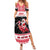 Trinidad And Tobago Christmas Family Matching Summer Maxi Dress and Hawaiian Shirt Funny Santa Riding Scarlet Ibis - Wonder Print Shop