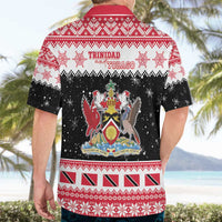 Trinidad And Tobago Christmas Hawaiian Shirt Funny Santa Riding Scarlet Ibis - Wonder Print Shop