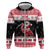Trinidad And Tobago Christmas Hoodie Funny Santa Riding Scarlet Ibis - Wonder Print Shop