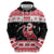 Trinidad And Tobago Christmas Hoodie Funny Santa Riding Scarlet Ibis - Wonder Print Shop