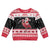 Trinidad And Tobago Christmas Kid Ugly Christmas Sweater Funny Santa Riding Scarlet Ibis - Wonder Print Shop