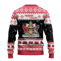 Trinidad And Tobago Christmas Ugly Christmas Sweater Funny Santa Riding Scarlet Ibis - Wonder Print Shop