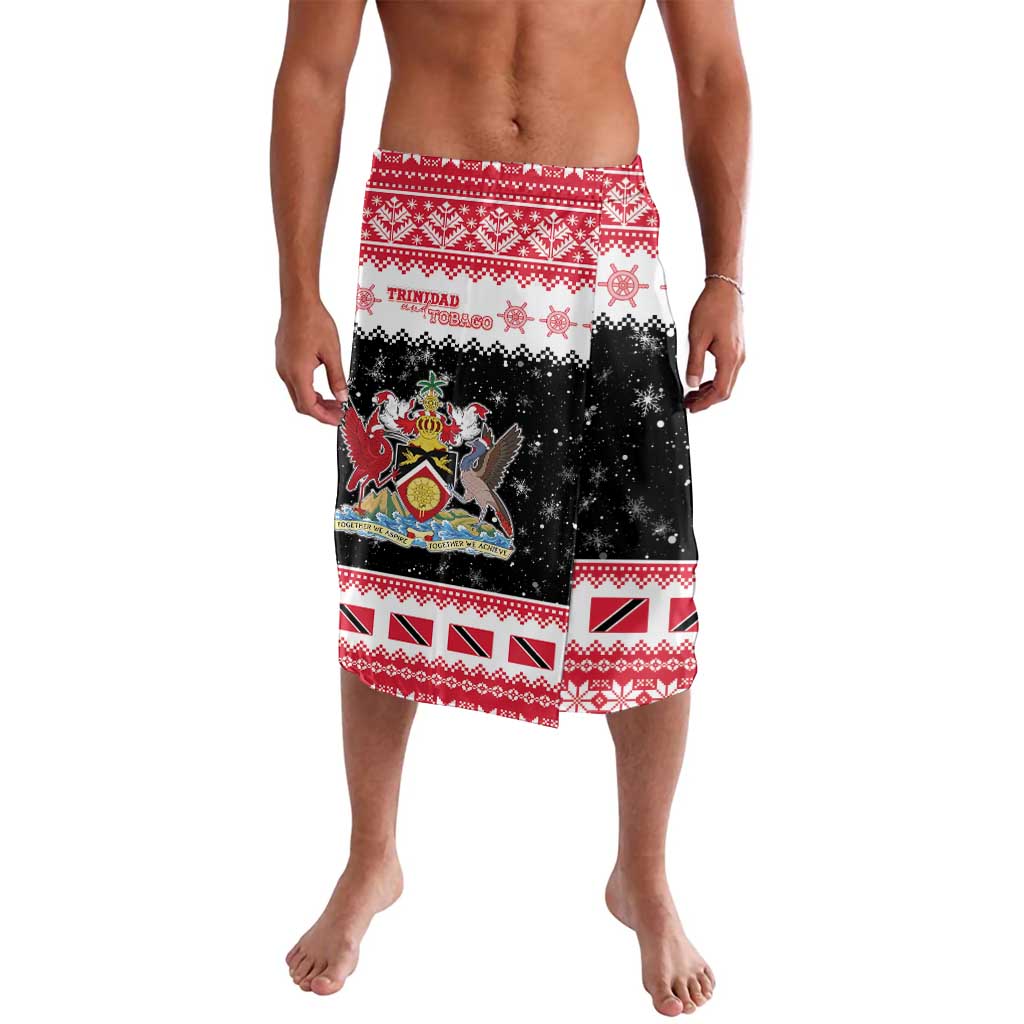 Trinidad And Tobago Christmas Lavalava Funny Santa Riding Scarlet Ibis - Wonder Print Shop