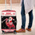 Trinidad And Tobago Christmas Luggage Cover Funny Santa Riding Scarlet Ibis - Wonder Print Shop