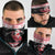 Trinidad And Tobago Christmas Neck Gaiter Funny Santa Riding Scarlet Ibis - Wonder Print Shop