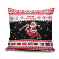 Trinidad And Tobago Christmas Pillow Cover Funny Santa Riding Scarlet Ibis - Wonder Print Shop
