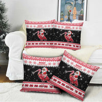 Trinidad And Tobago Christmas Pillow Cover Funny Santa Riding Scarlet Ibis - Wonder Print Shop