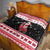 Trinidad And Tobago Christmas Quilt Funny Santa Riding Scarlet Ibis - Wonder Print Shop
