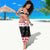 Trinidad And Tobago Christmas Sarong Funny Santa Riding Scarlet Ibis - Wonder Print Shop