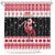 Trinidad And Tobago Christmas Shower Curtain Funny Santa Riding Scarlet Ibis - Wonder Print Shop