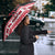 Trinidad And Tobago Christmas Umbrella Funny Santa Riding Scarlet Ibis - Wonder Print Shop