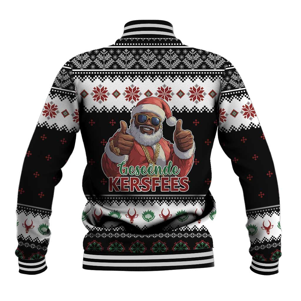 South Africa Christmas Baseball Jacket Hip Hop Santa Claus LT05 - Wonder Print Shop