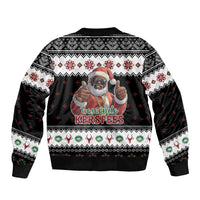 South Africa Christmas Bomber Jacket Hip Hop Santa Claus LT05 - Wonder Print Shop