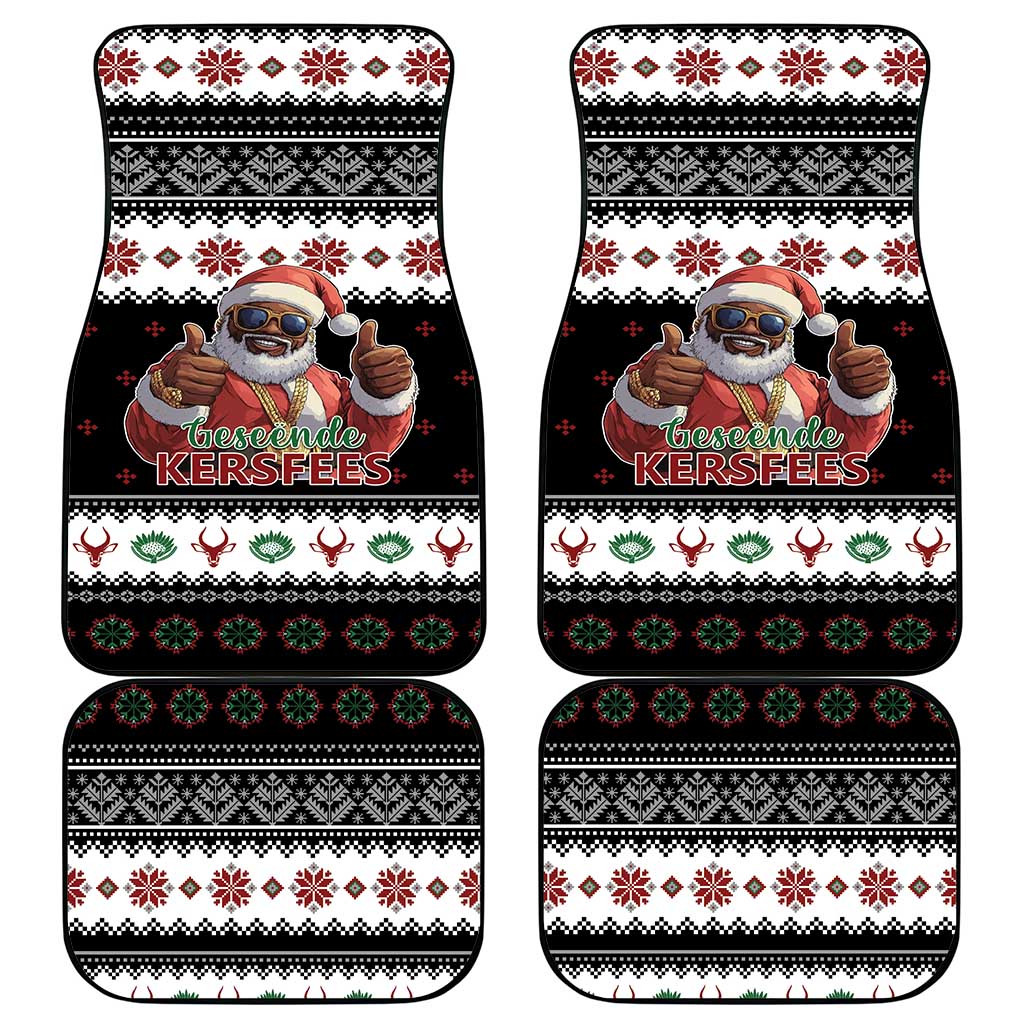 South Africa Christmas Car Mats Hip Hop Santa Claus LT05 - Wonder Print Shop