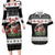 South Africa Christmas Couples Matching Long Sleeve Bodycon Dress and Hawaiian Shirt Hip Hop Santa Claus LT05 - Wonder Print Shop