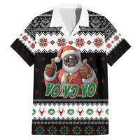 South Africa Christmas Family Matching Off The Shoulder Long Sleeve Dress and Hawaiian Shirt Hip Hop Santa Claus LT05 - Wonder Print Shop