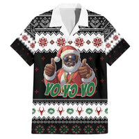 South Africa Christmas Family Matching Summer Maxi Dress and Hawaiian Shirt Hip Hop Santa Claus LT05 - Wonder Print Shop