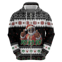 South Africa Christmas Hoodie Hip Hop Santa Claus LT05 - Wonder Print Shop