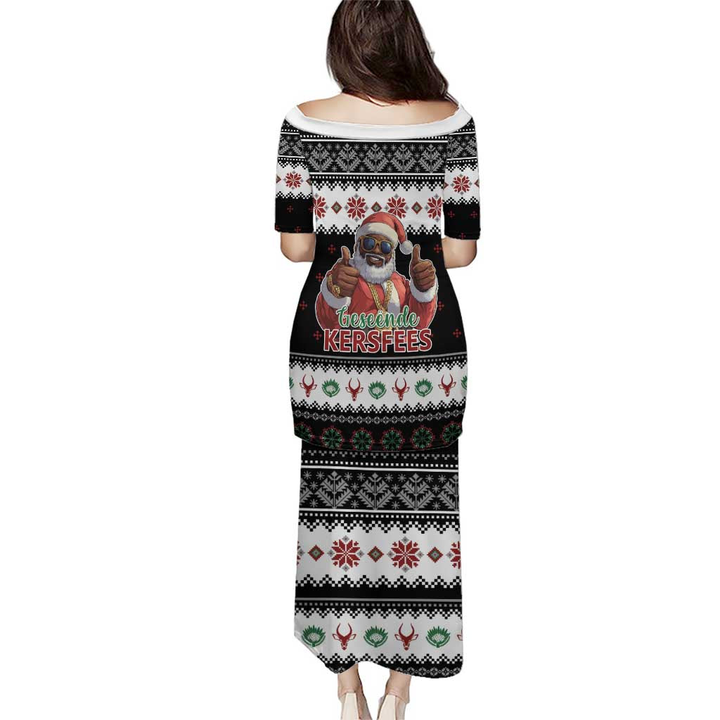 South Africa Christmas Puletasi Hip Hop Santa Claus LT05 - Wonder Print Shop