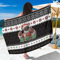 South Africa Christmas Sarong Hip Hop Santa Claus LT05 - Wonder Print Shop
