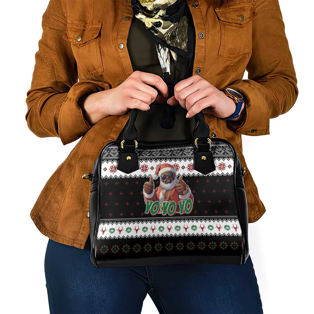 South Africa Christmas Shoulder Handbag Hip Hop Santa Claus