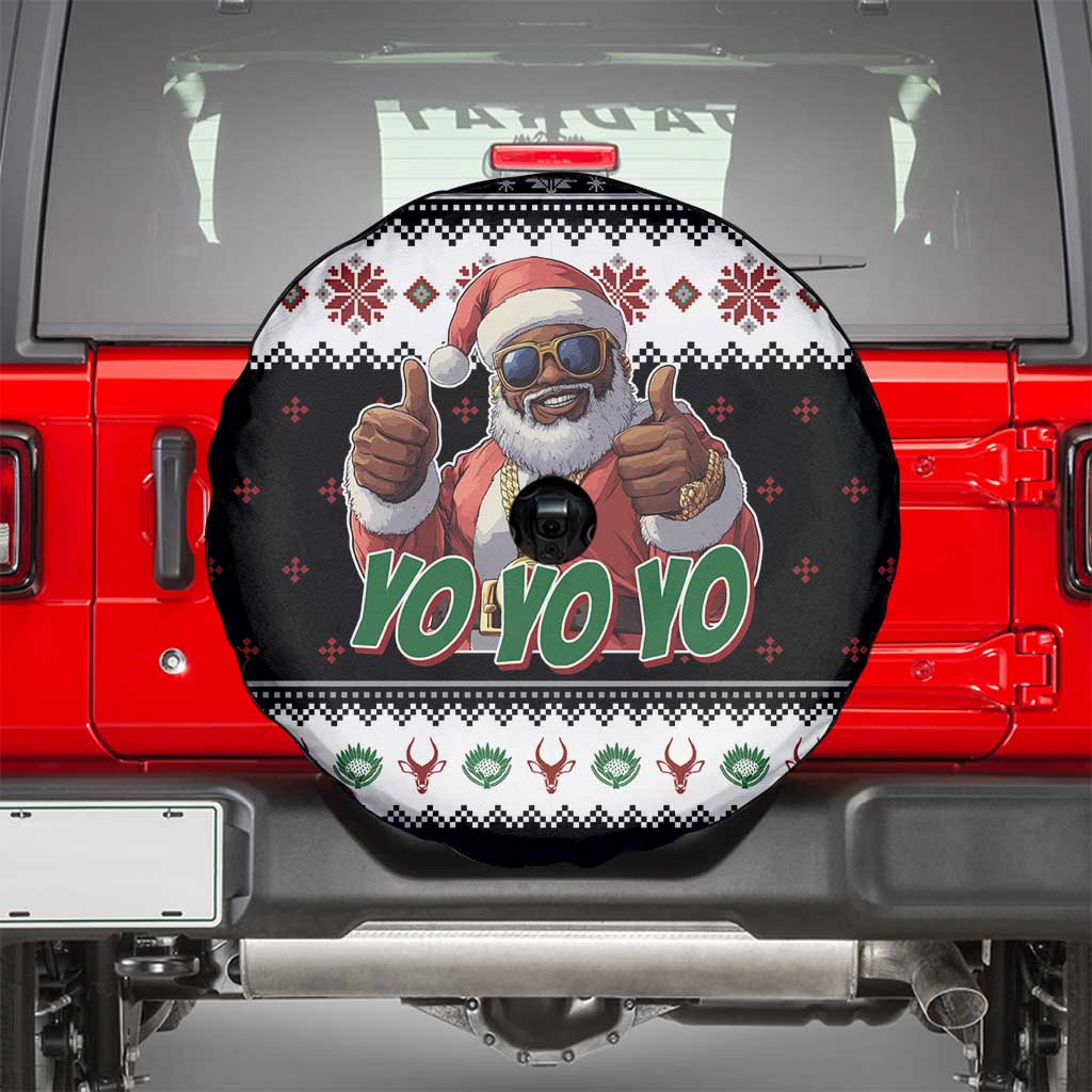South Africa Christmas Spare Tire Cover Hip Hop Santa Claus LT05 - Wonder Print Shop