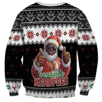 South Africa Christmas Sweatshirt Hip Hop Santa Claus LT05 - Wonder Print Shop
