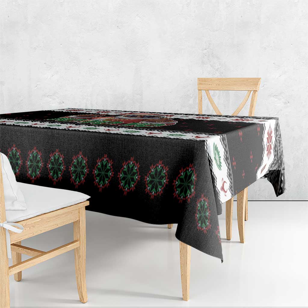 South Africa Christmas Tablecloth Hip Hop Santa Claus LT05 - Wonder Print Shop