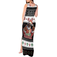 South Africa Christmas Tank Maxi Dress Hip Hop Santa Claus LT05 - Wonder Print Shop