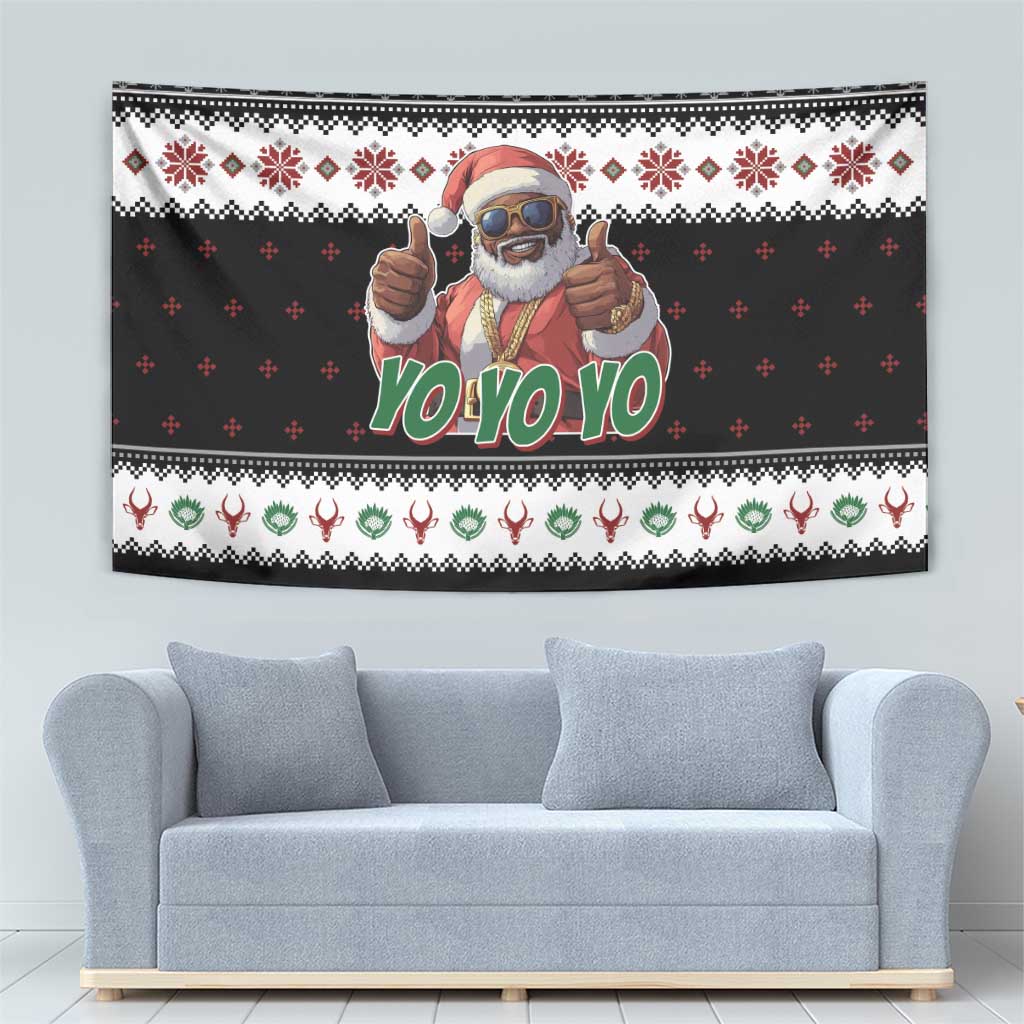 South Africa Christmas Tapestry Hip Hop Santa Claus LT05 - Wonder Print Shop