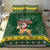 South Africa Christmas Bedding Set Funny Santa Riding Springbok LT05 - Wonder Print Shop