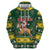 South Africa Christmas Hoodie Funny Santa Riding Springbok LT05 - Wonder Print Shop
