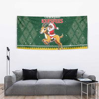 South Africa Christmas Tapestry Funny Santa Riding Springbok LT05 - Wonder Print Shop