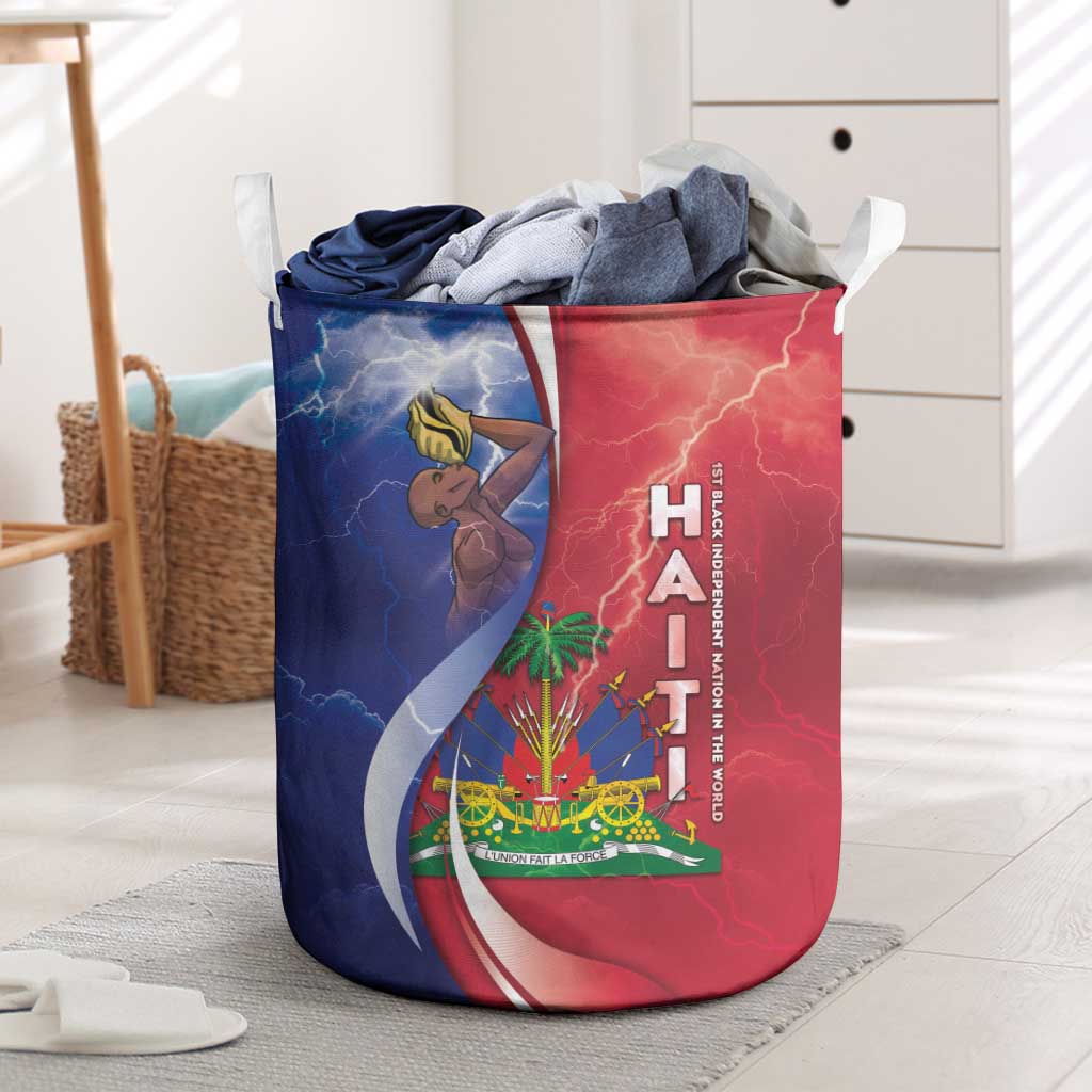 Haiti Independence Day Laundry Basket The First Black Independent Nation - Wonder Print Shop