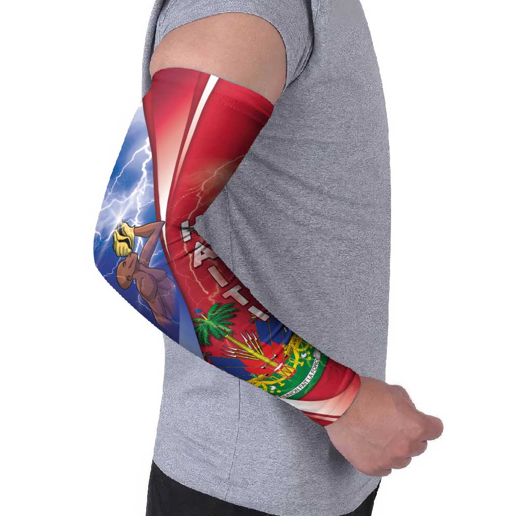 Haiti Independence Day Arm Sleeves The First Black Independent Nation - Wonder Print Shop