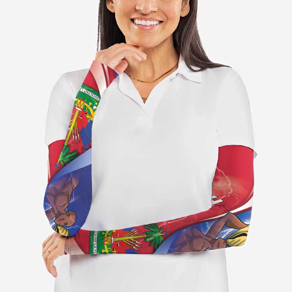 Haiti Independence Day Arm Sleeves The First Black Independent Nation - Wonder Print Shop