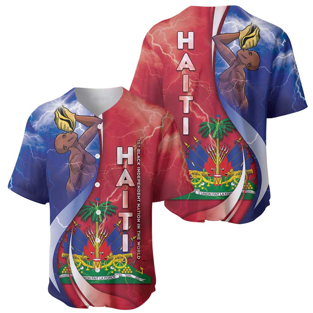 Haiti Independence Day Baseball Jersey The First Black Independent Nation - Wonder Print Shop
