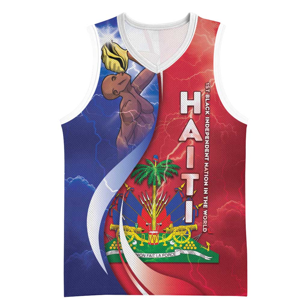 Haiti Independence Day Basketball Jersey The First Black Independent Nation - Wonder Print Shop