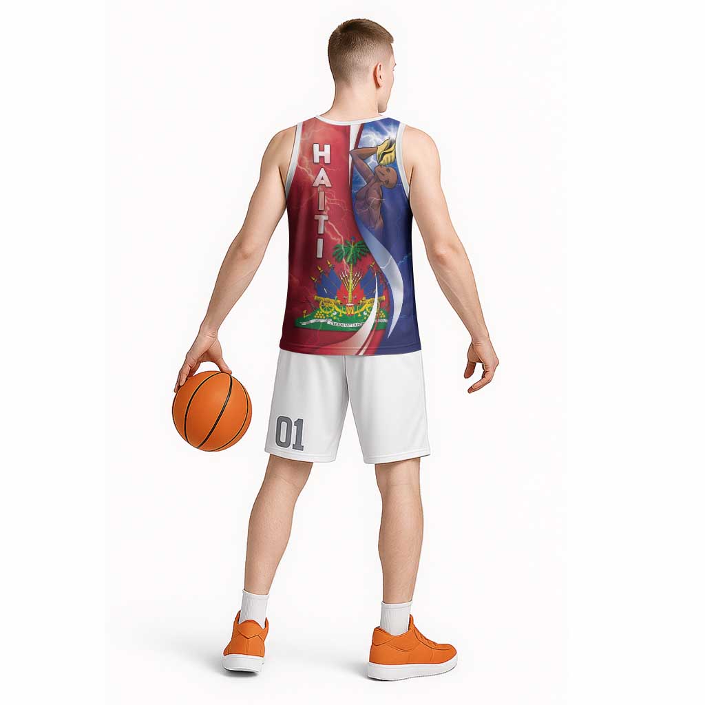 Haiti Independence Day Basketball Jersey The First Black Independent Nation - Wonder Print Shop