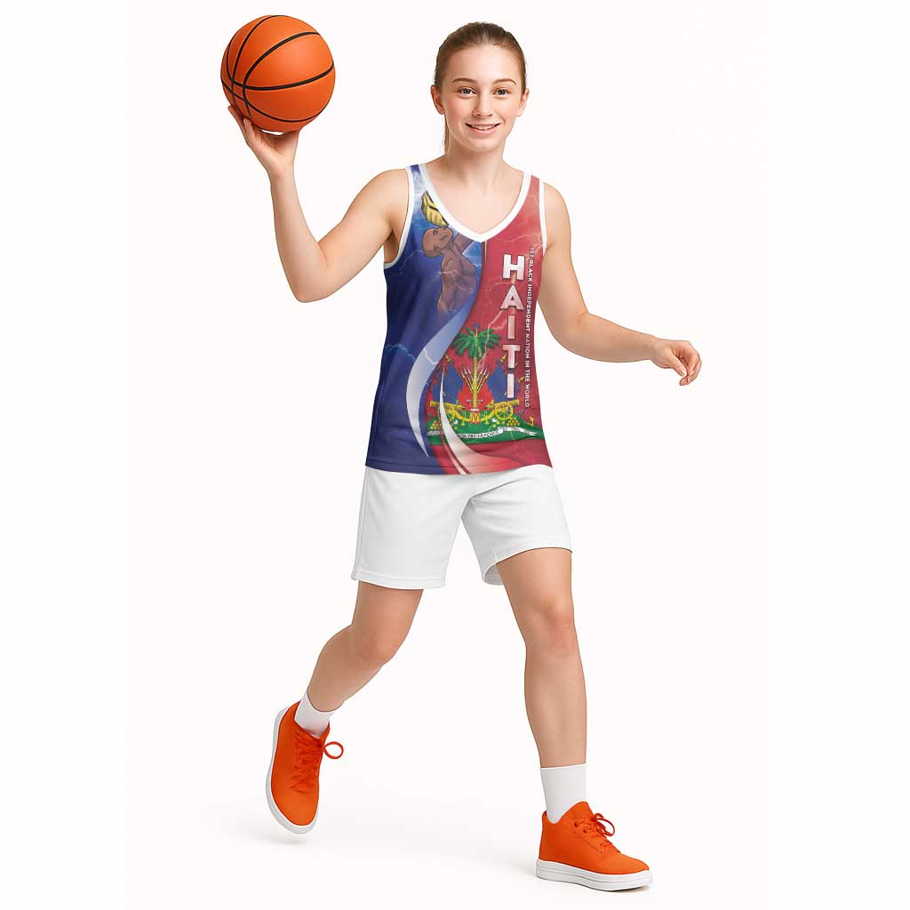 Haiti Independence Day Basketball Jersey The First Black Independent Nation - Wonder Print Shop